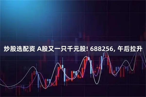 炒股选配资 A股又一只千元股! 688256, 午后拉升